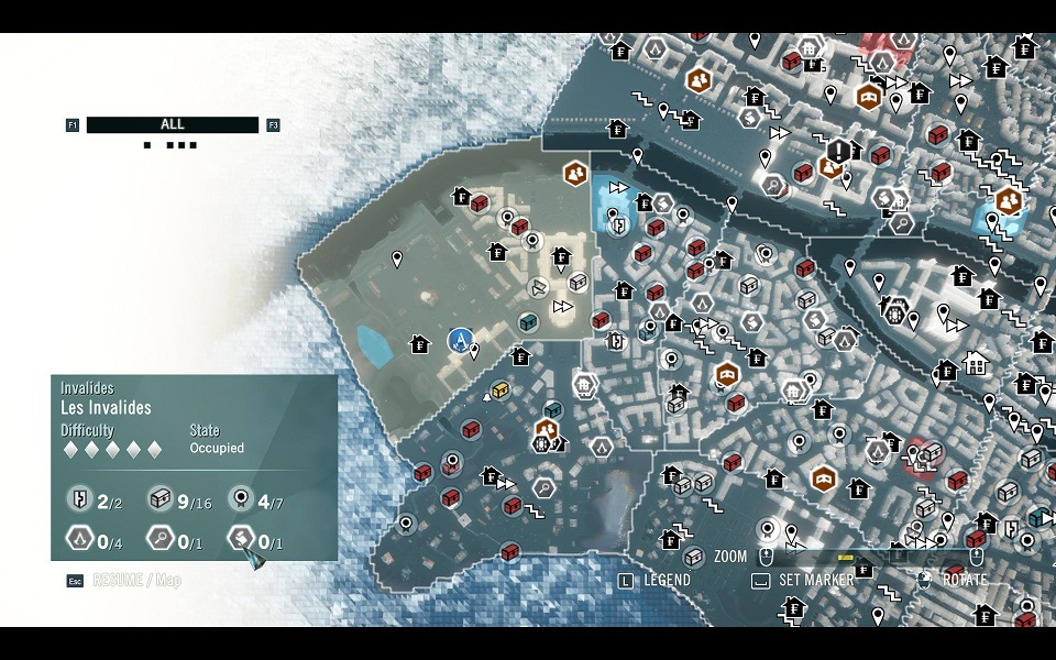 Unity сундуки. Assassin's Creed Unity карта. Карта ассасин Крид Юнити. Assassin's Creed Unity расследования на карте. Ассасин Крид единство карта.